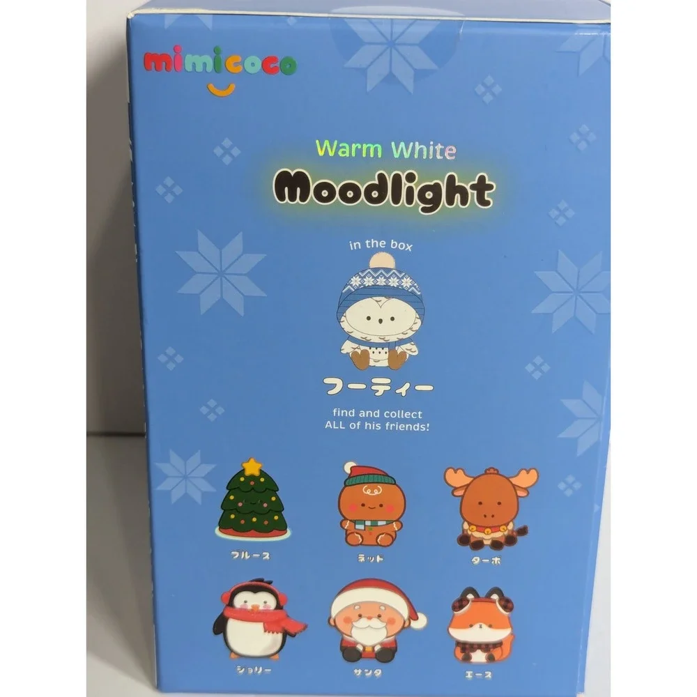 Mimicoco Warm White Moodlight  Hootie Owl nursery light lamp LED powered glowing